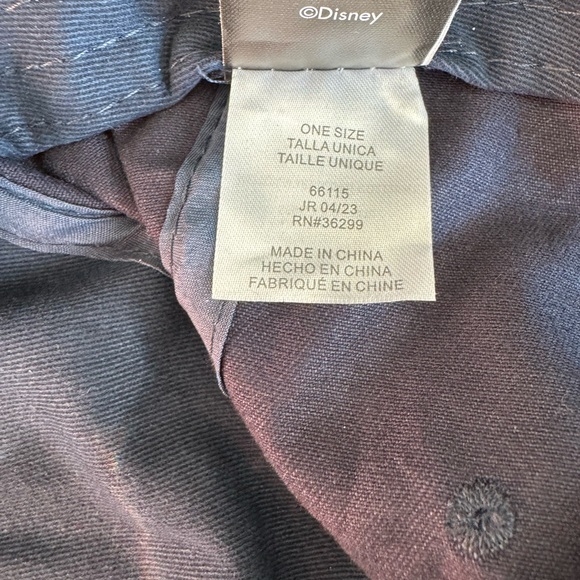 Disney Navy Adjustable Hat Cap with Embroidered Mickey Mouse Dad Park Unisex - Picture 6 of 6